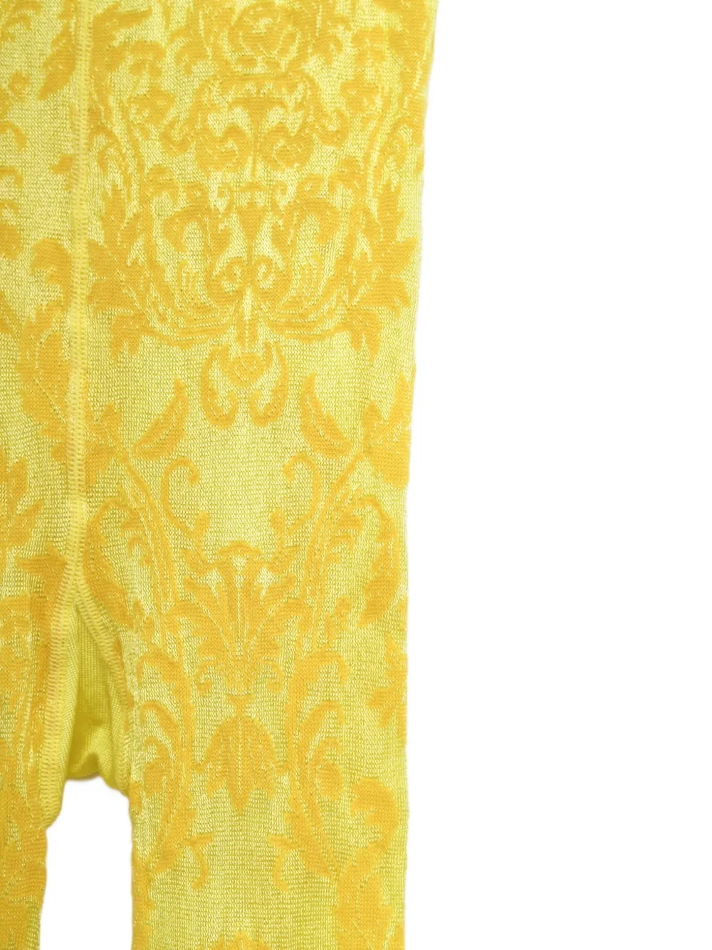 Julie Kegels Panty met damast-patroon Geel
