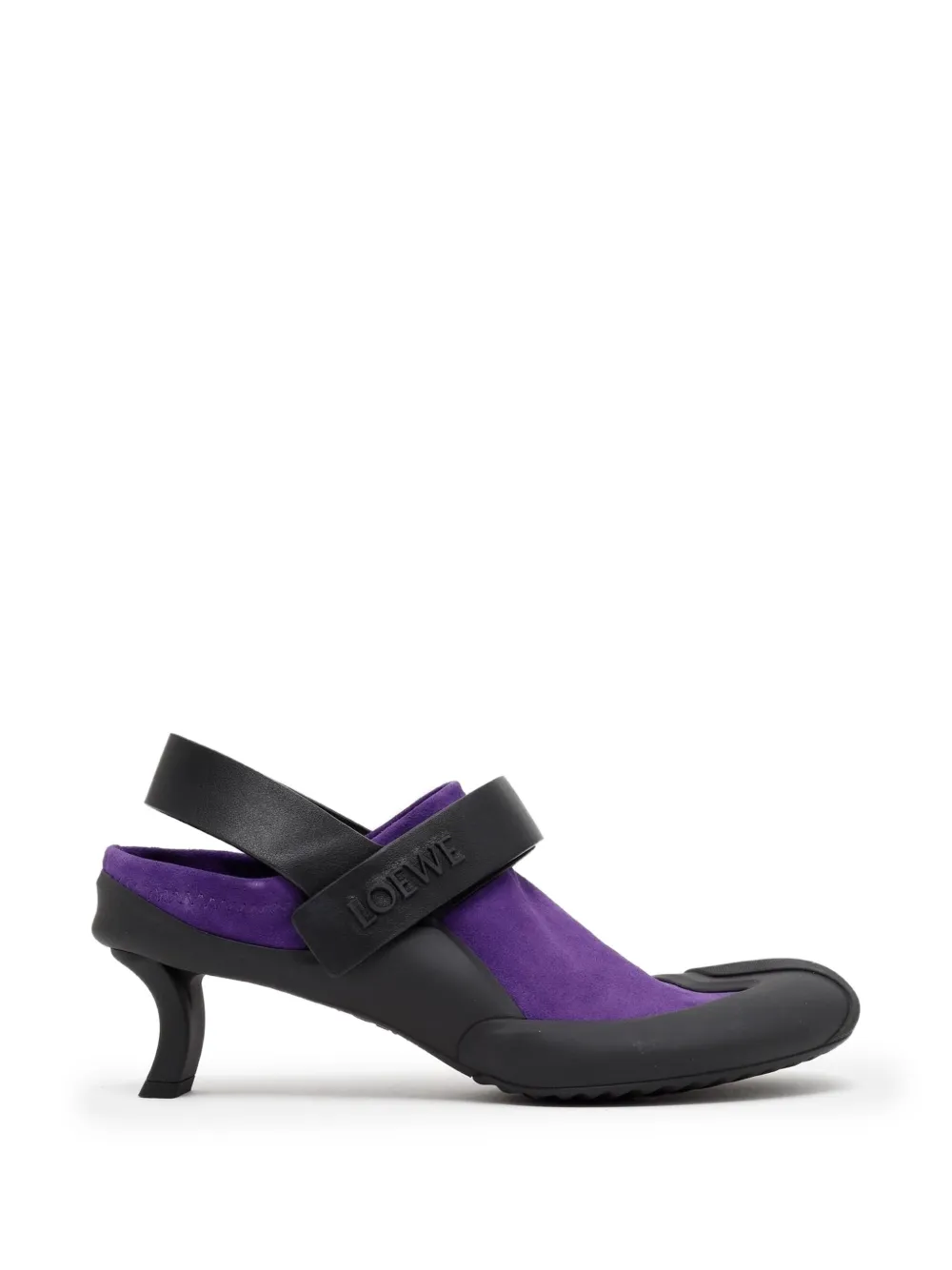 LOEWE Dive touch-strap pumps - Purple