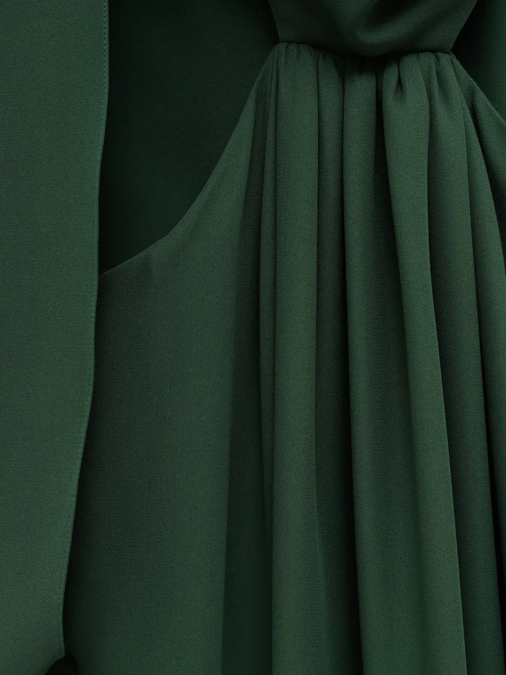 Balenciaga Gedrapeerde jurk Groen