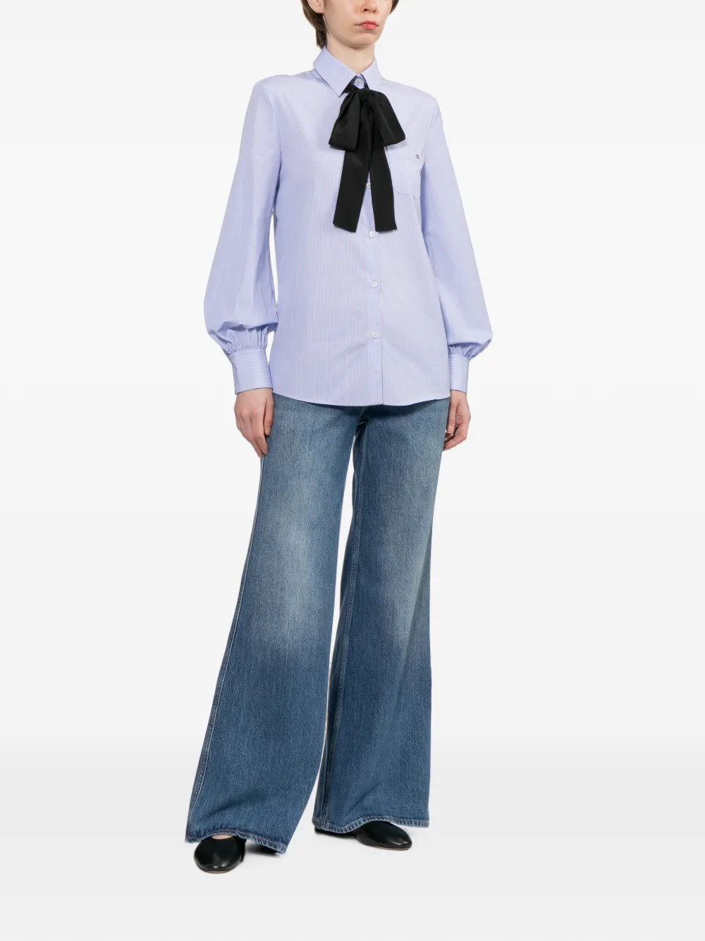 rag & bone Jeans met logopatch Blauw