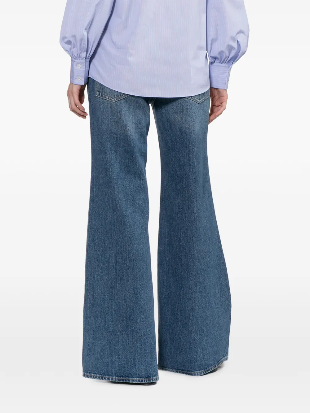 rag & bone Jeans met logopatch Blauw