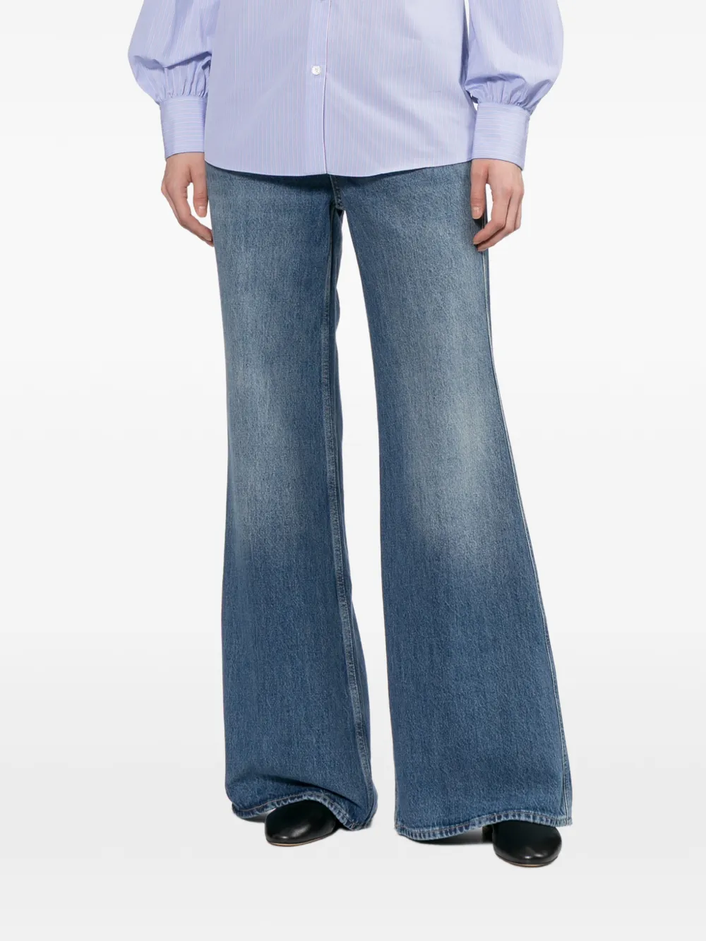 rag & bone Jeans met logopatch Blauw