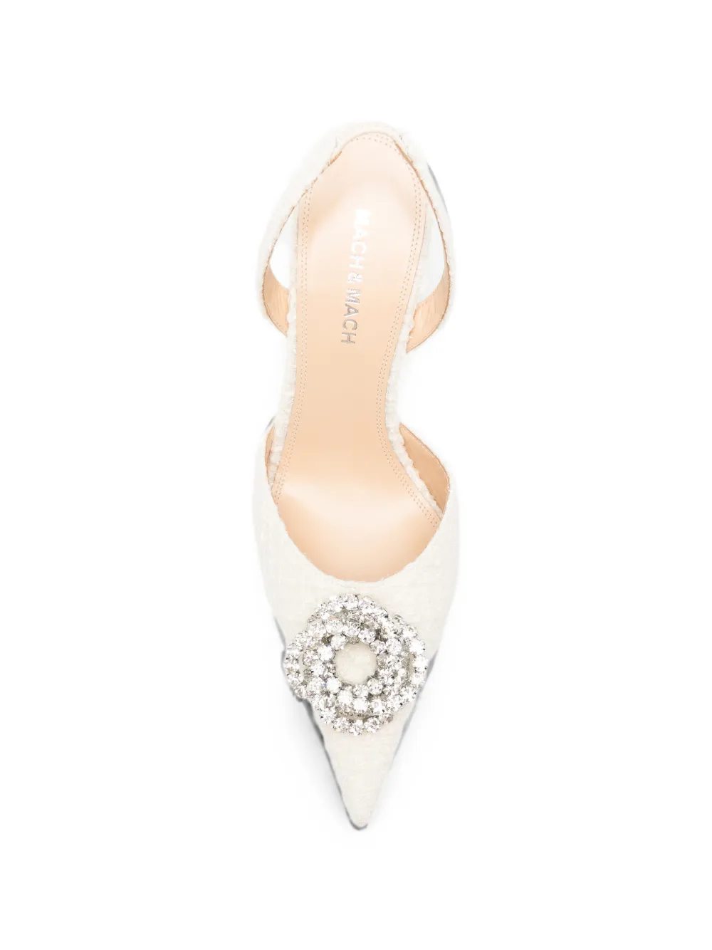 MACH & MACH Galaxy heeled pumps Beige