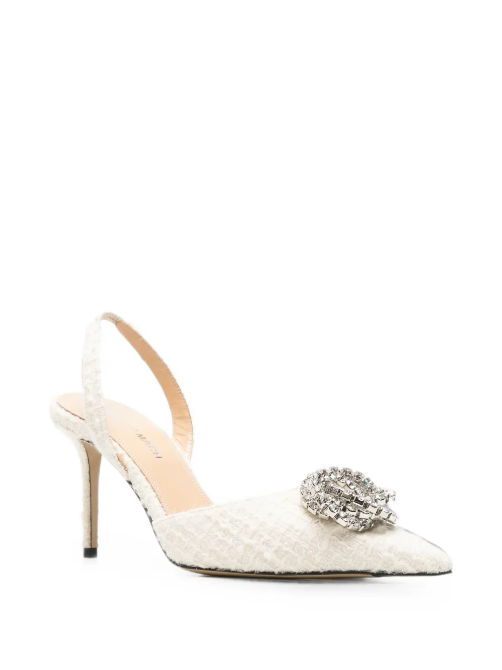 MACH & MACH Galaxy heeled pumps Beige