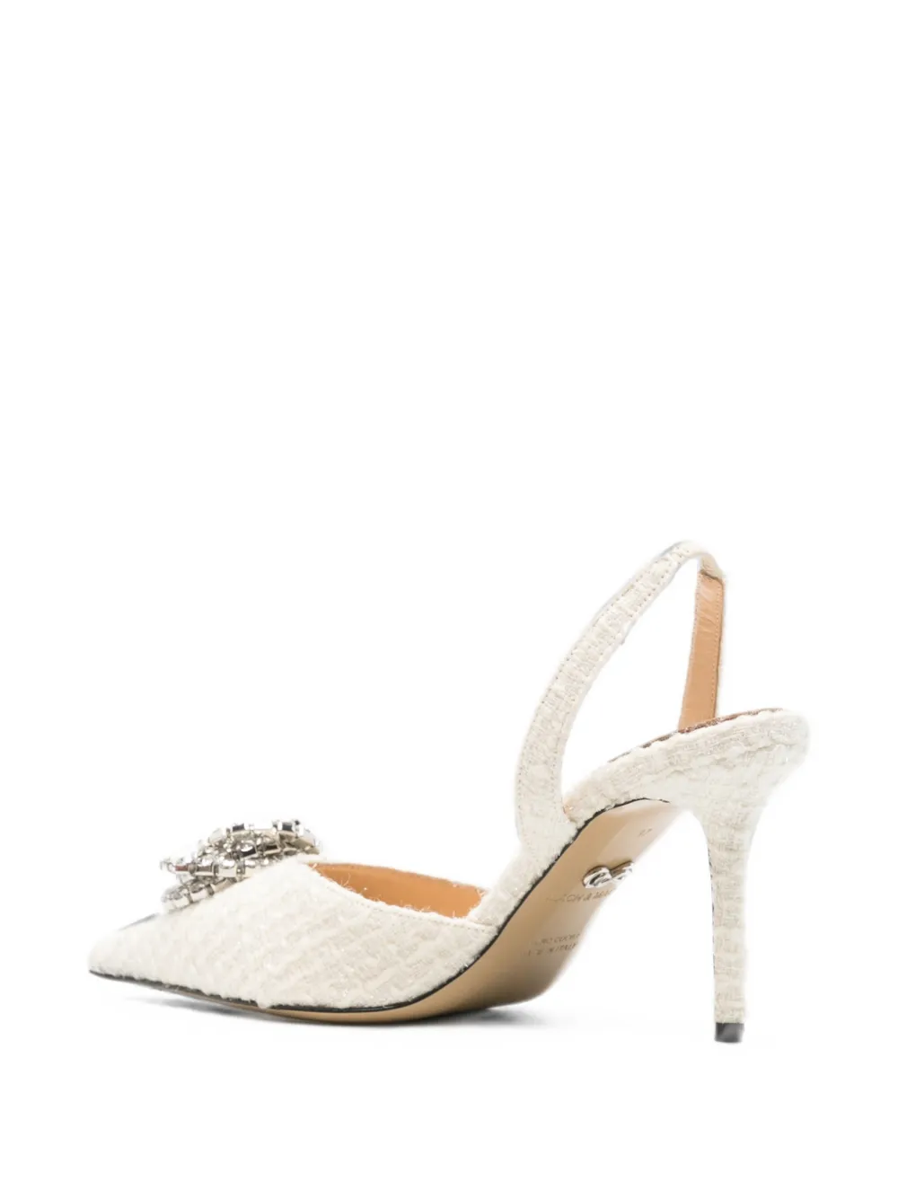 MACH & MACH Galaxy heeled pumps Beige
