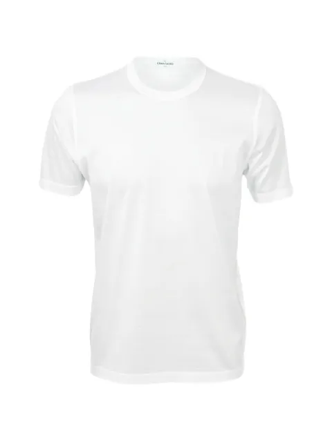 Gran Sasso fine-knit ribbed-trim T-shirt