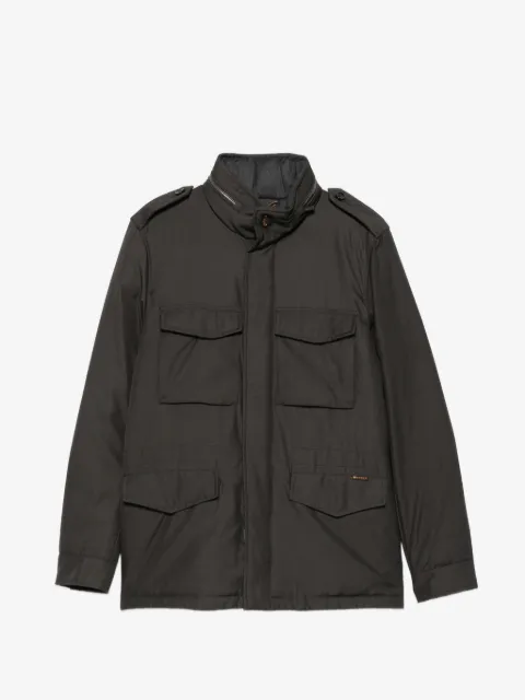 Moorer chaqueta con charreteras y cuatro bolsillos