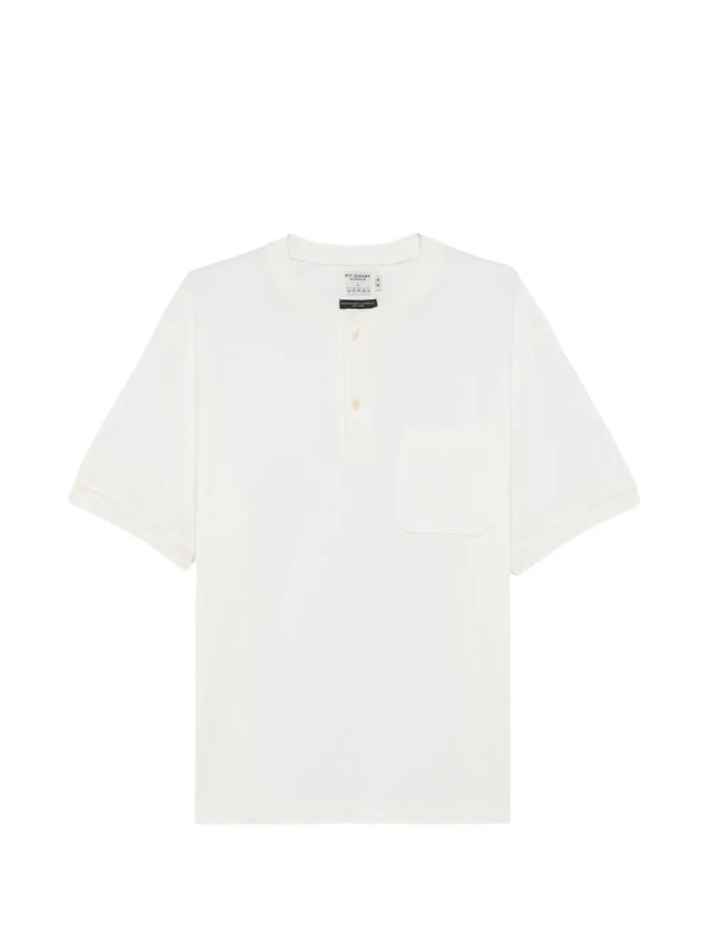 Roy Rogers Piqué Chest-pocket T-shirt In White