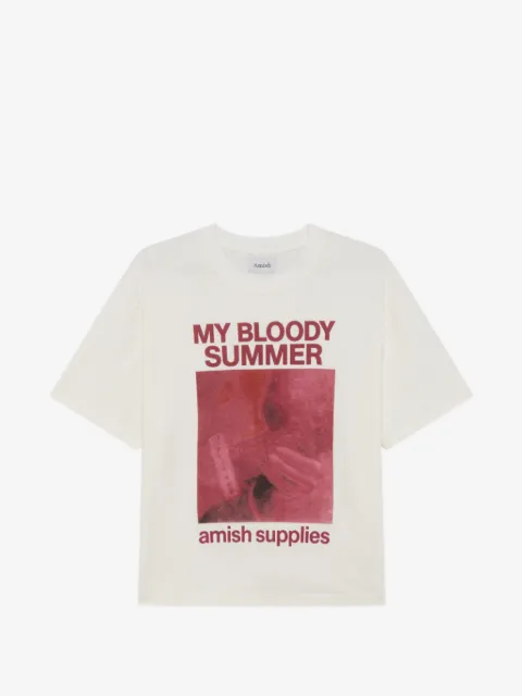 AMISH t-shirt ample à imprimé graphique