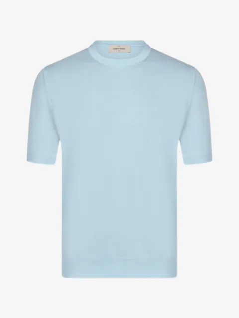 Gran Sasso short-sleeve crew-neck sweater