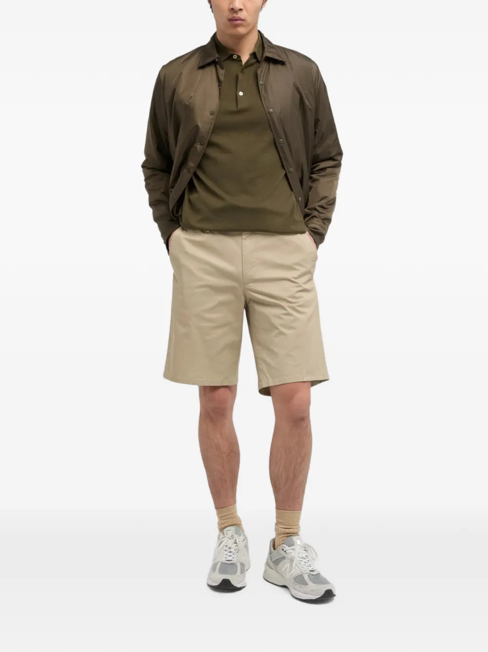 ASPESI Poloshirt met korte mouwen Groen