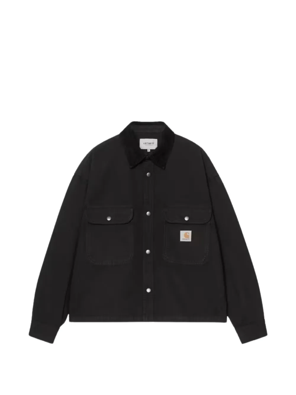 Carhartt WIP Prescott corduroy-collar shirt jacket - Nero