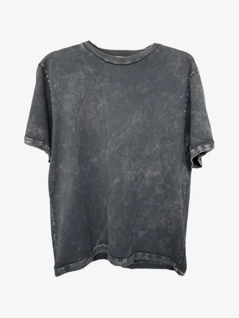 atomo factory T-shirt in jersey con lavaggio acido