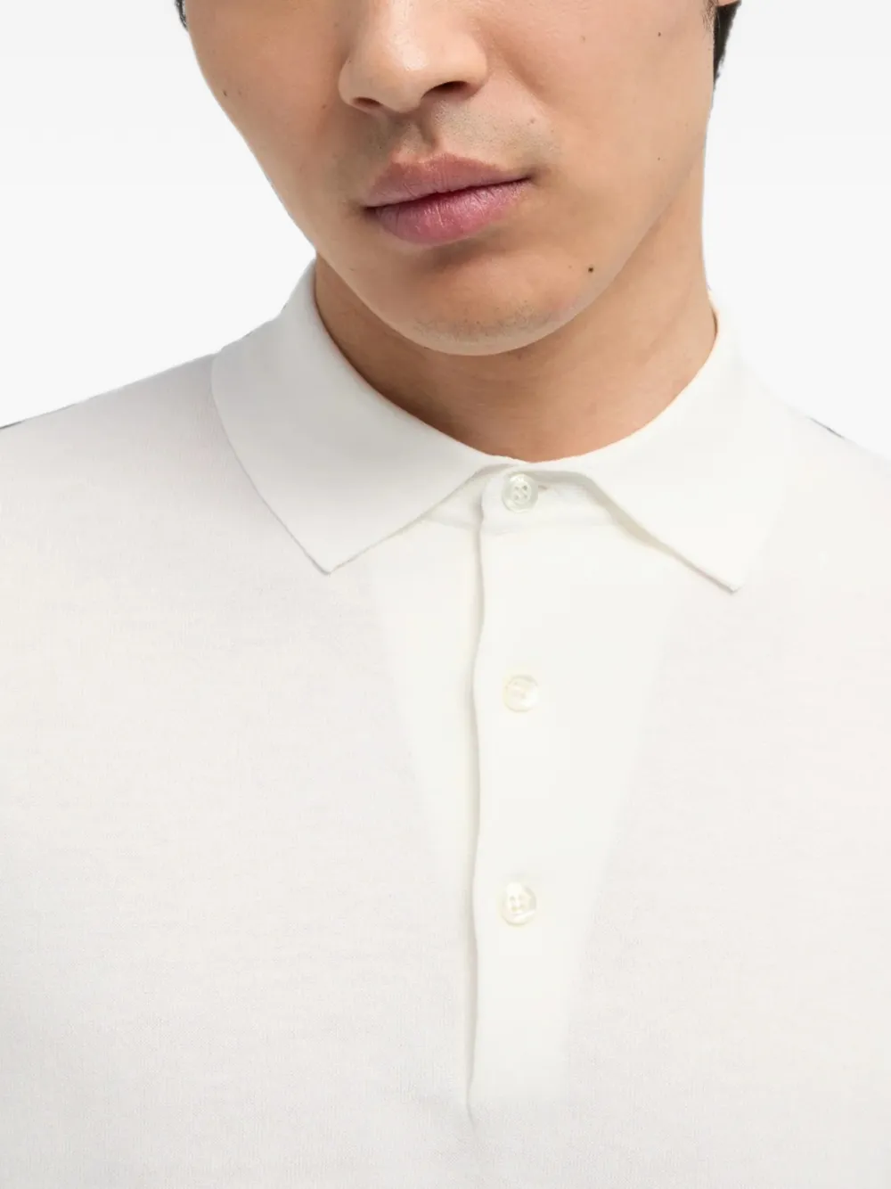 ASPESI Poloshirt met korte mouwen Wit