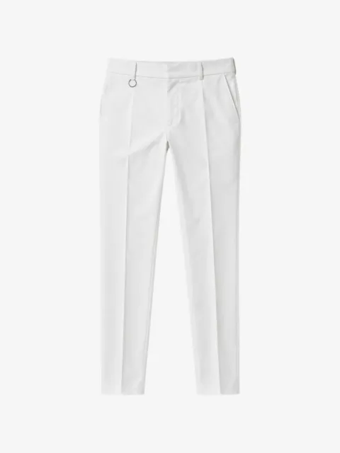 Paolo Pecora pantalones de vestir con detalle de anilla