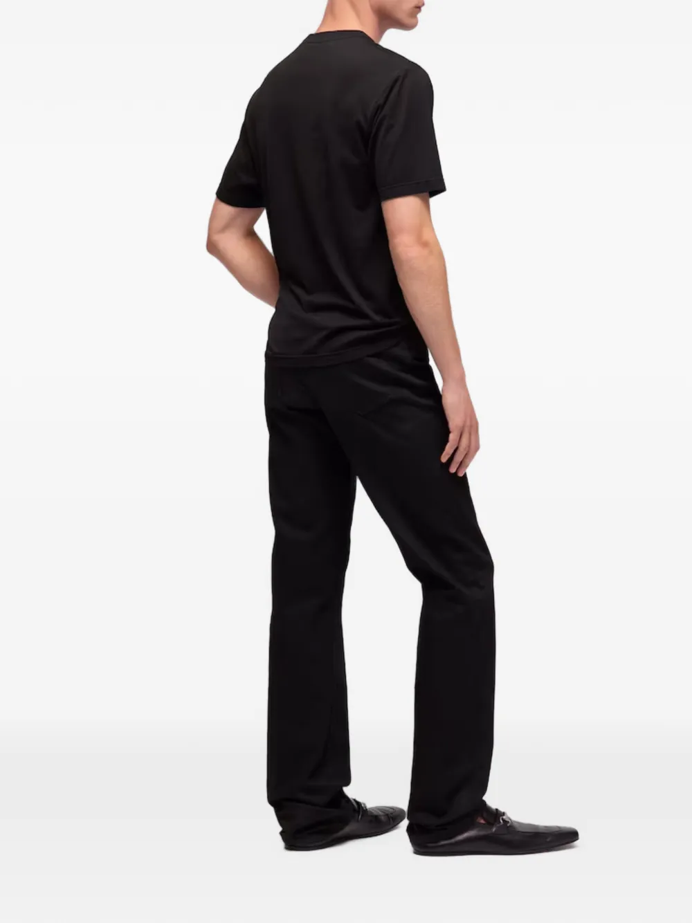Gucci Katoenen T-shirt met logoprint Zwart