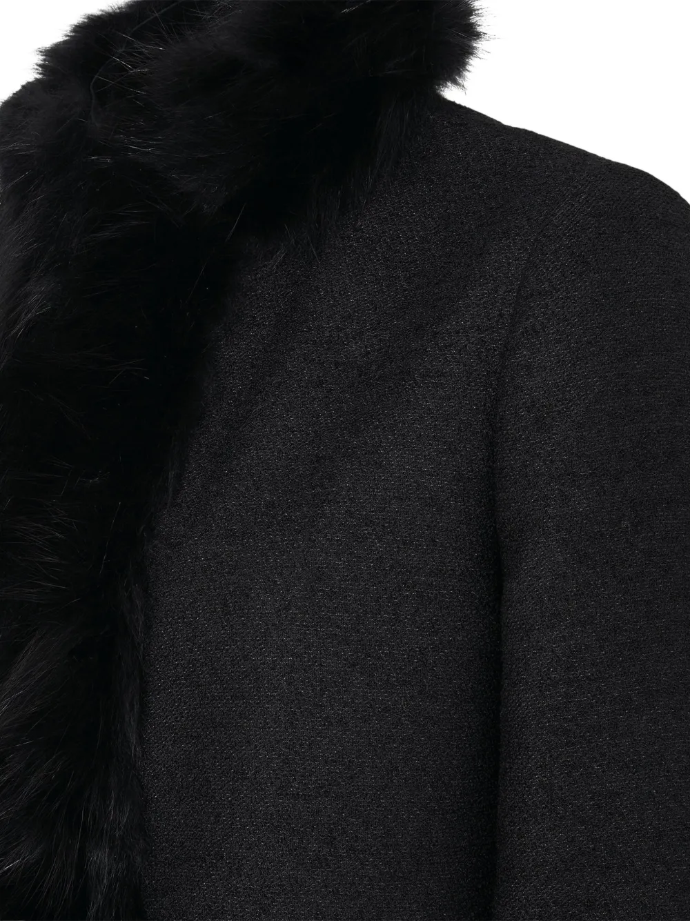 FENDI Denim jack Zwart