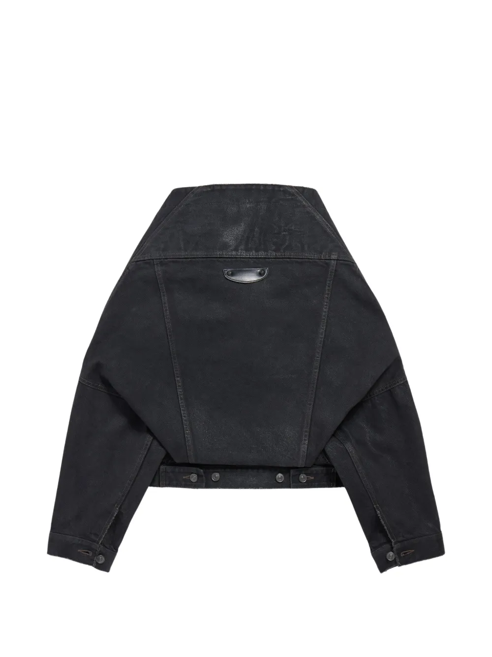 Balenciaga wrap jacket in black Zwart
