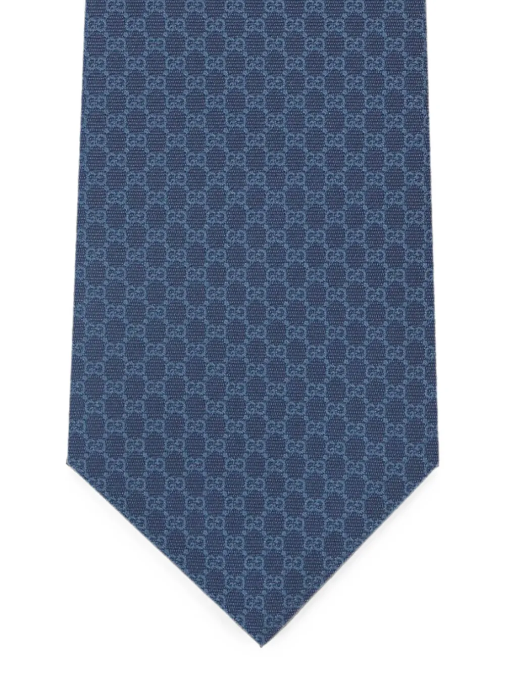 Gucci Stropdas met GG patroon Blauw