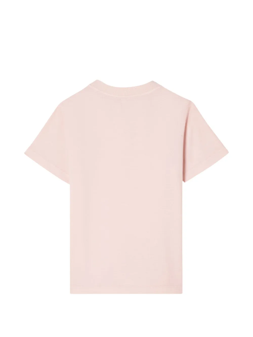 Fendi Kids Katoenen T-shirt met logoprint Roze