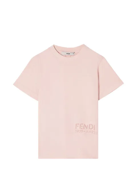 Fendi Kids logo-print cotton T-shirt