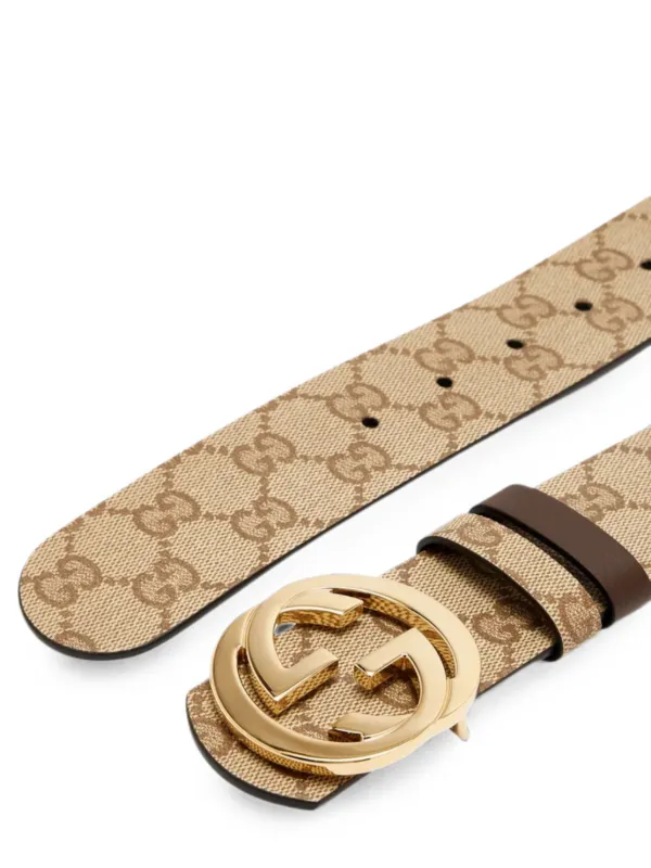 Gucci インターロッキングGバックル リバーシブルベルト