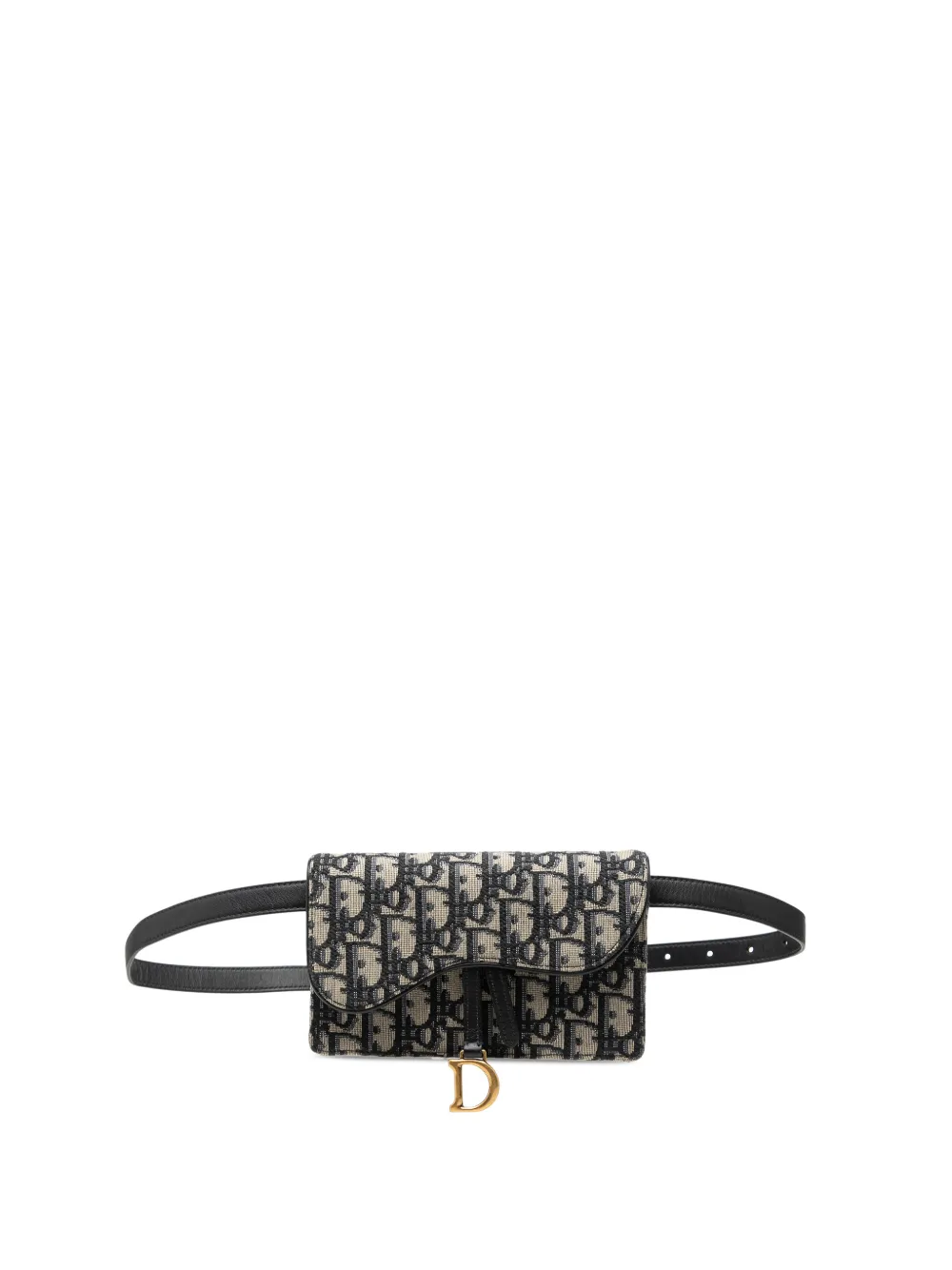 Christian Dior Pre-Owned 2020 Oblique Canvas Saddle Gürteltasche - Blau