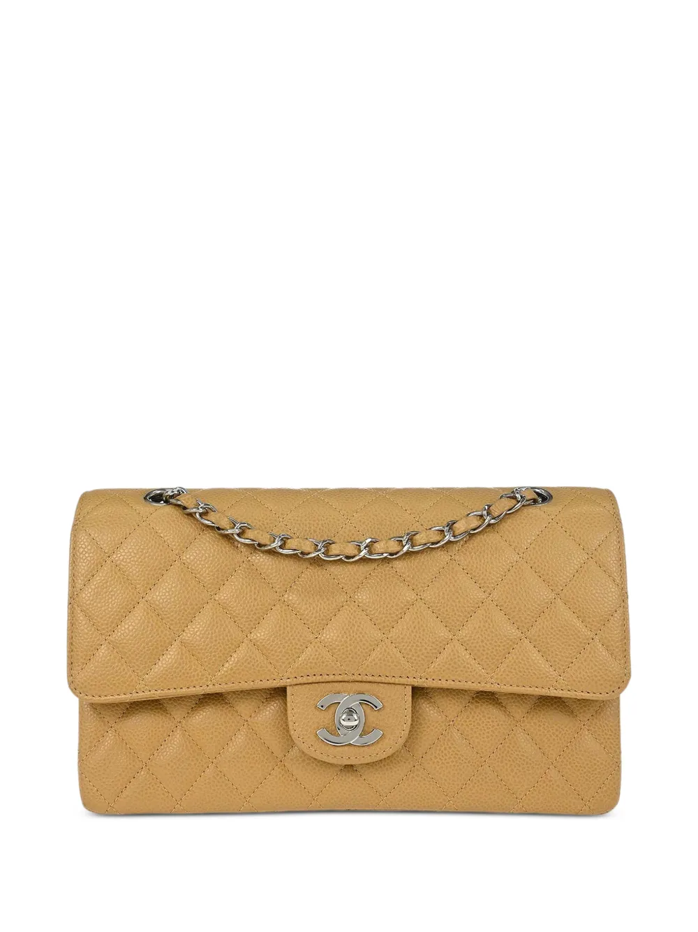 CHANEL Pre-Owned 2000 medium Classic Double Flap shoulder bag - Toni neutri