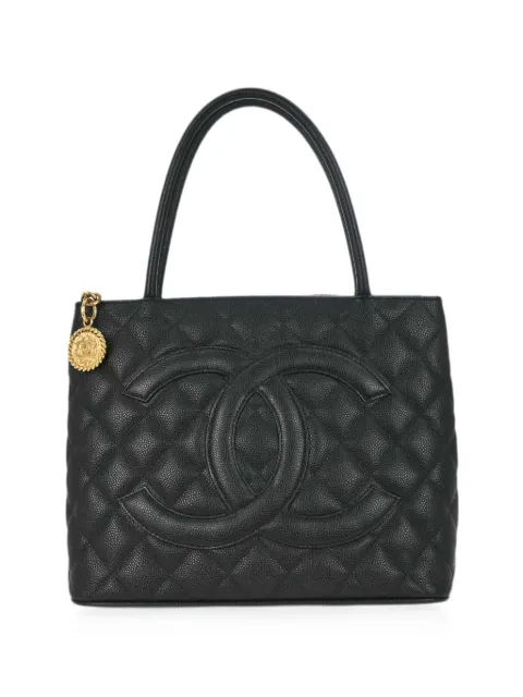 CHANEL Pre-Owned 2005 Medallion Caviar-leather tote bag