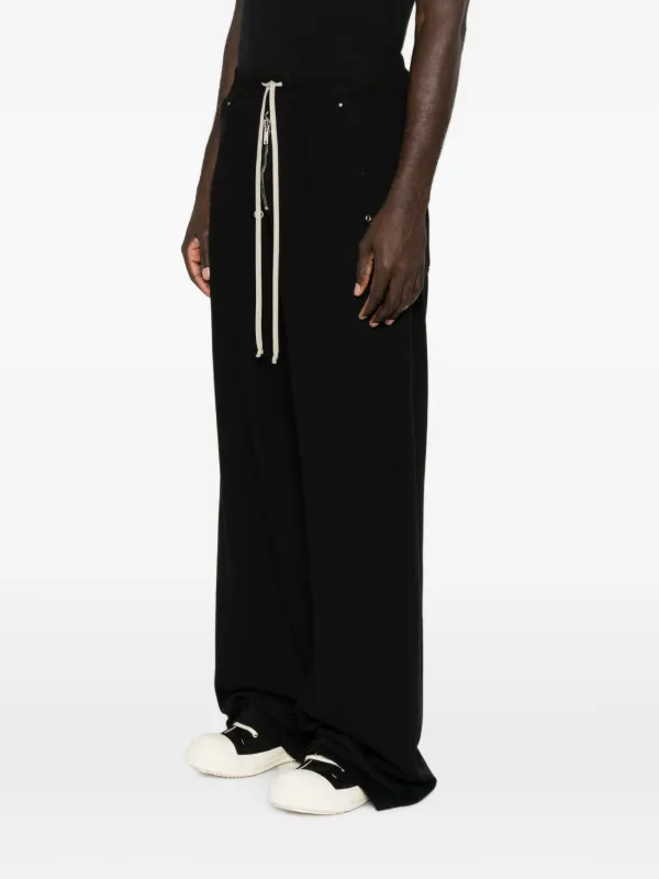 パンツ 00s unused track pants ERL rick owens Rick Owens DRKSHDW Geth Belas Drawstring wide-leg Track Pants