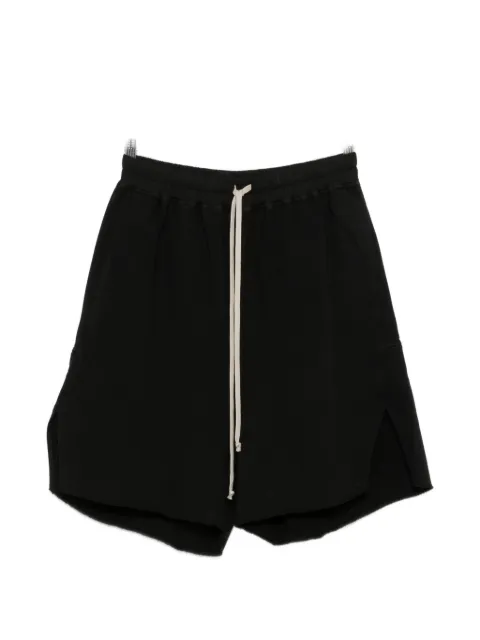 Rick Owens DRKSHDW drawstring zip-detail cotton shorts
