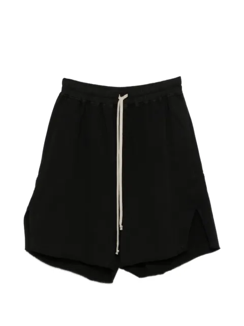 Rick Owens DRKSHDW drawstring zip-detail cotton shorts