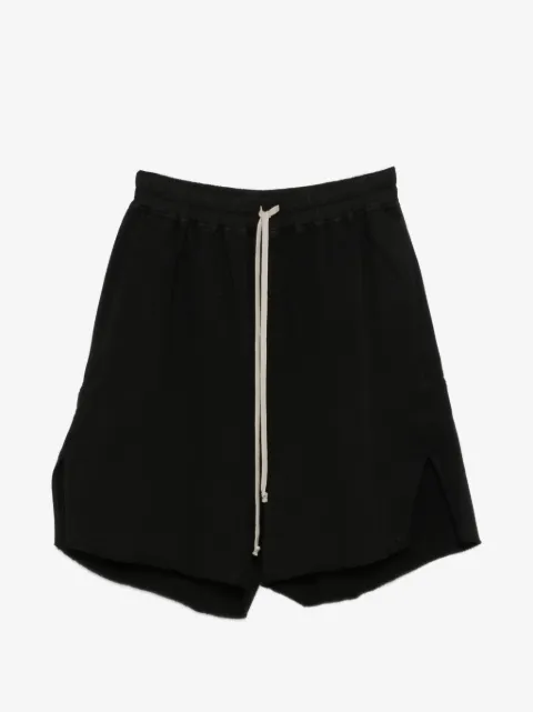 Rick Owens DRKSHDW drawstring zip-detail cotton shorts
