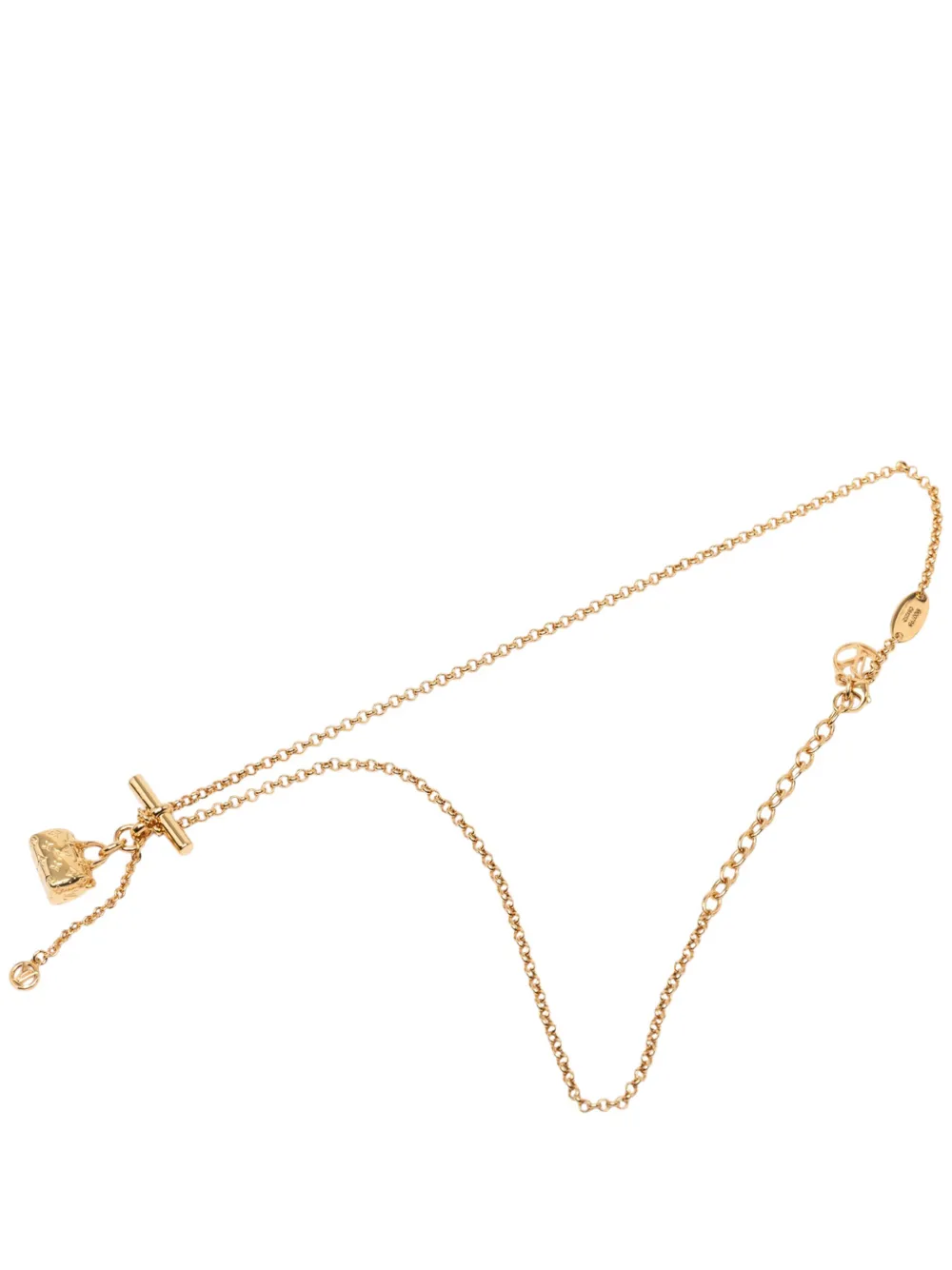 Louis Vuitton Pre-Owned Collana Collier LV Speedy placcata oro 2022