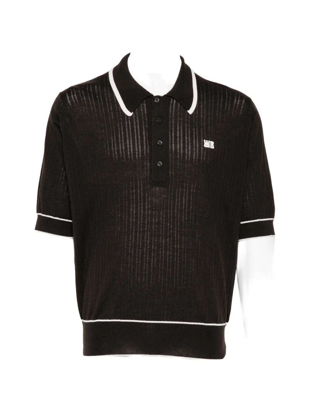 Wales Bonner Blessings polo shirt - Braun