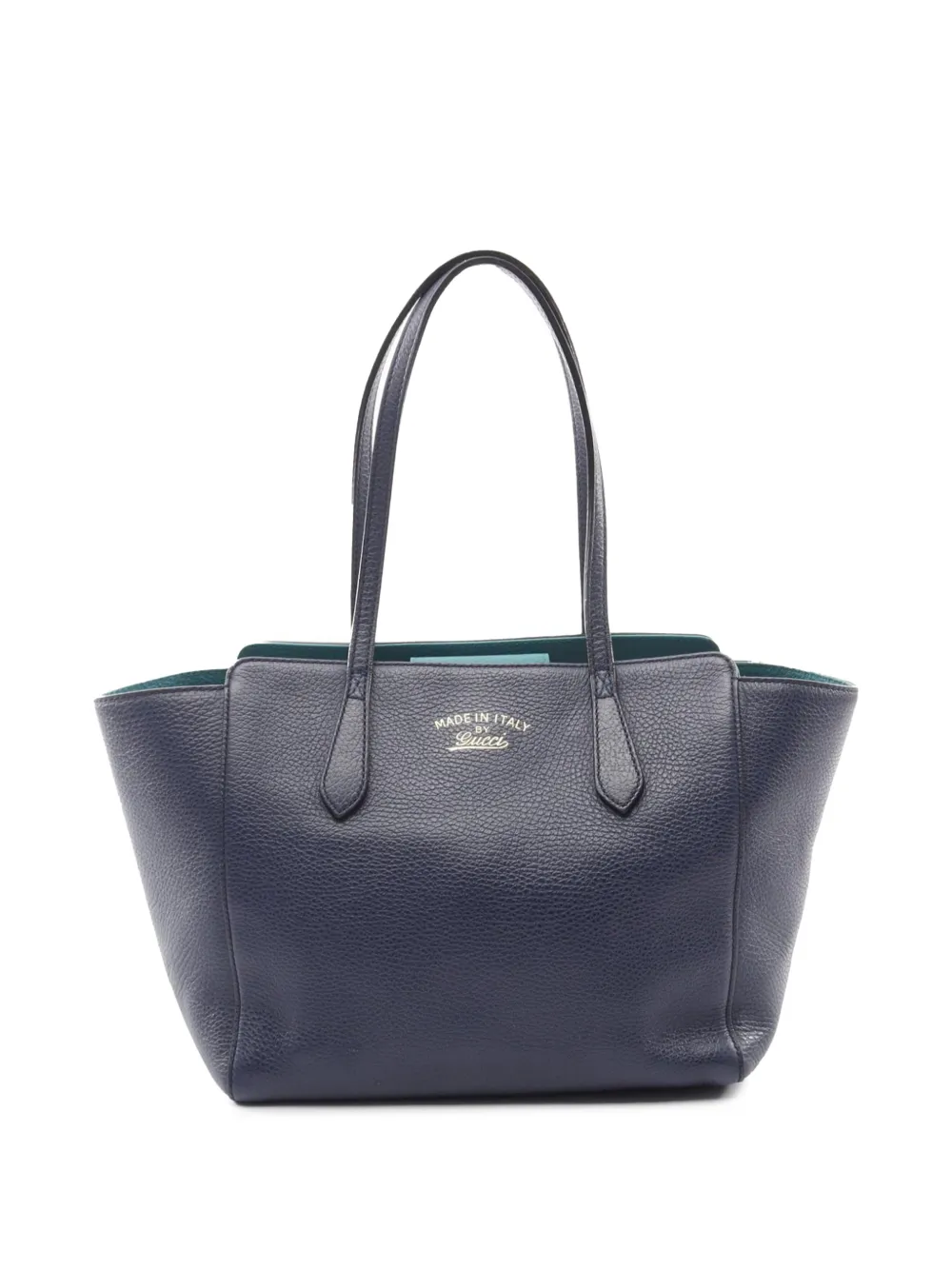 Gucci Pre-Owned Borsa tote Swing media in pelle 2000-2015 - Blu