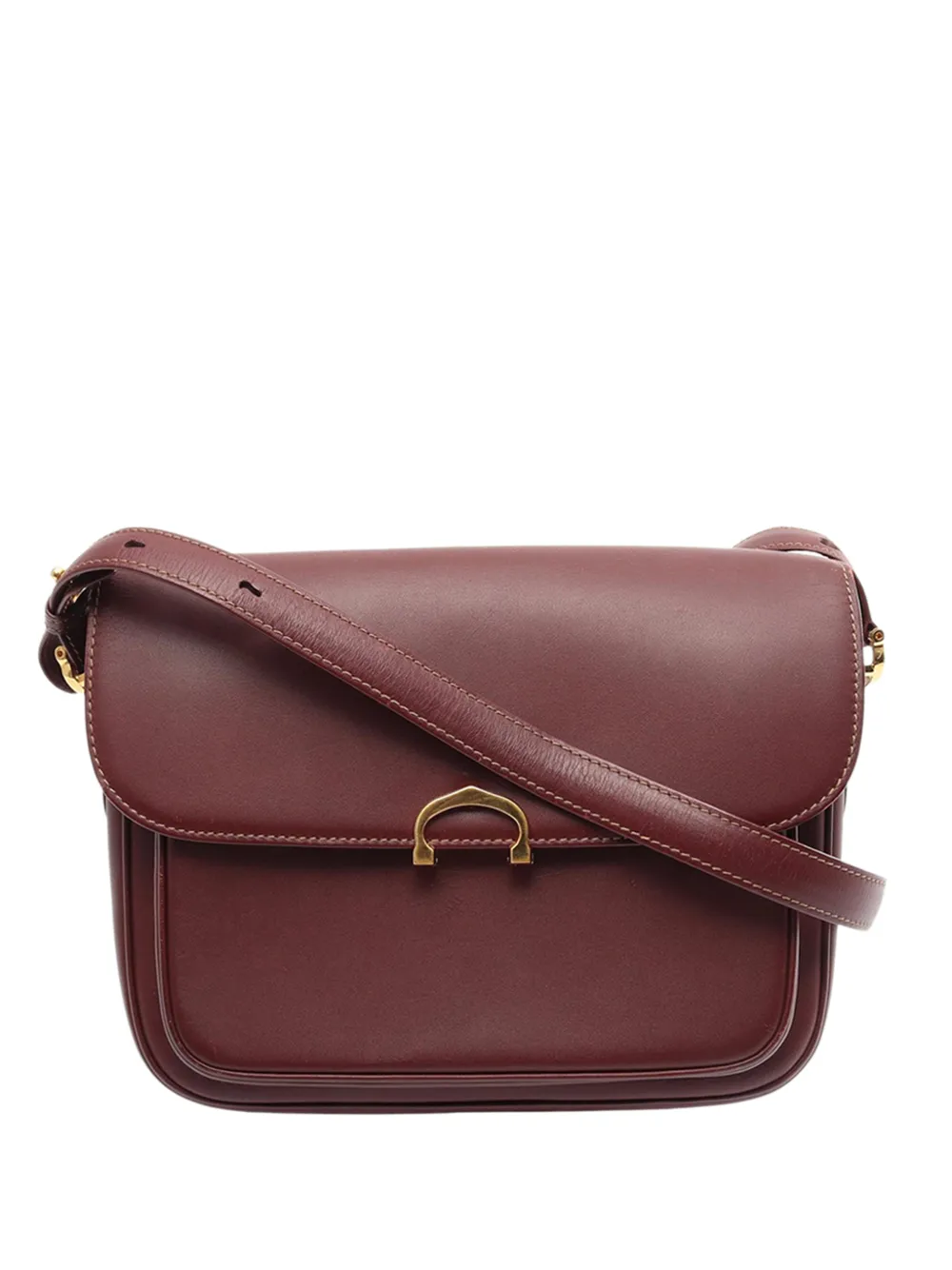 Pre-owned Cartier 2010-2026 Must De  Crossbody Bag In Red