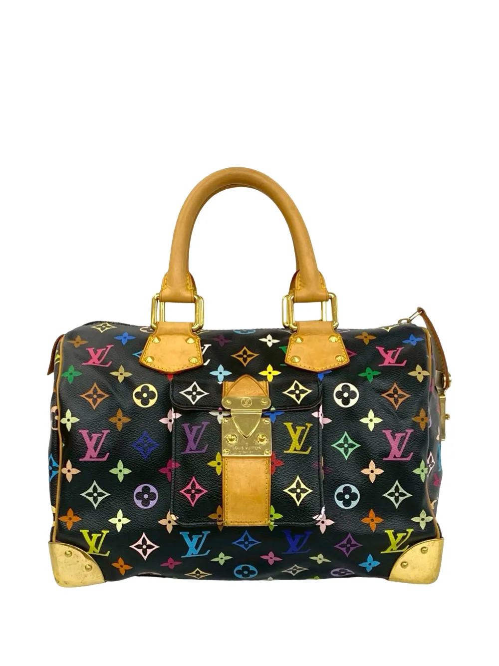 Louis Vuitton Pre-Owned 2006 Monogram Multicolore Speedy 30 boston bag - Black