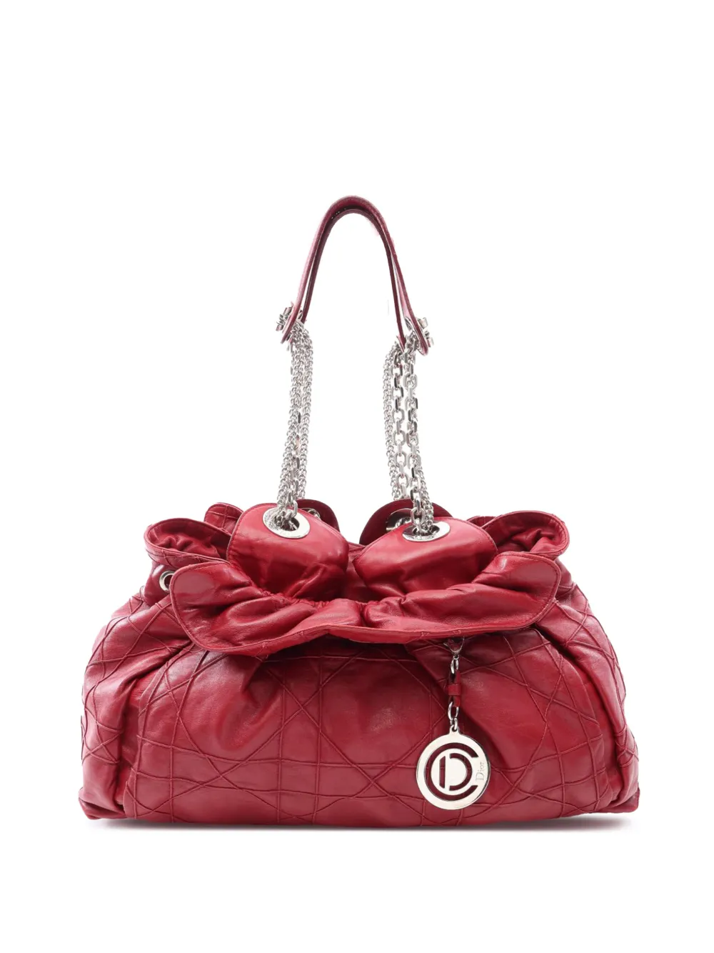 Christian Dior Pre-Owned 2000-2026 Leather Cannage Le Trente tote bag - Red