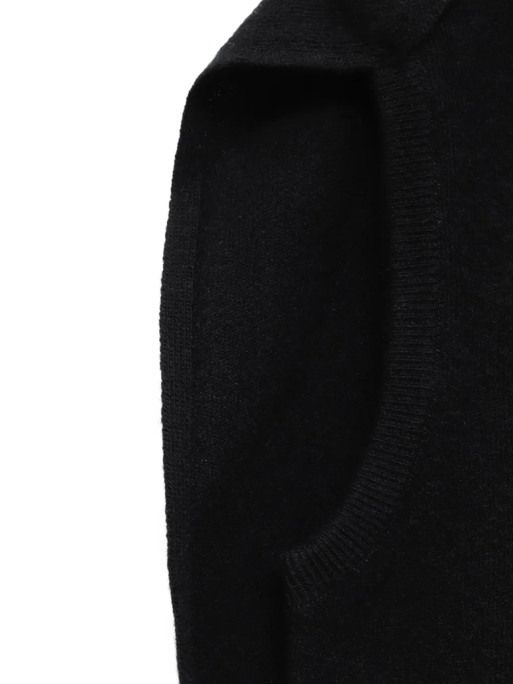 Julie Kegels mini knitted dress Zwart
