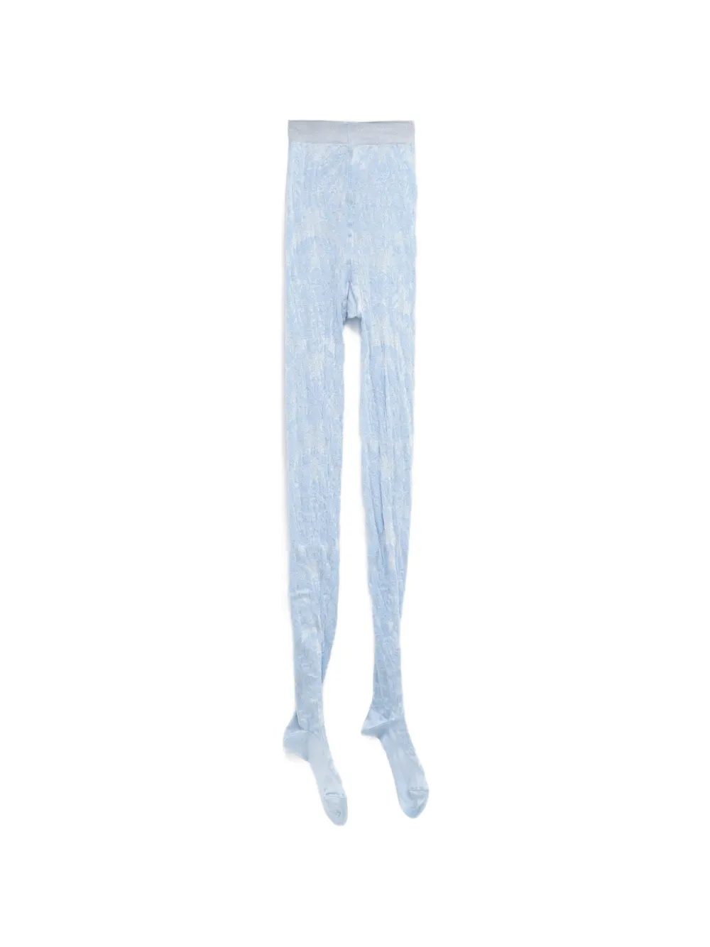 Julie Kegels Panty met damast-patroon Blauw