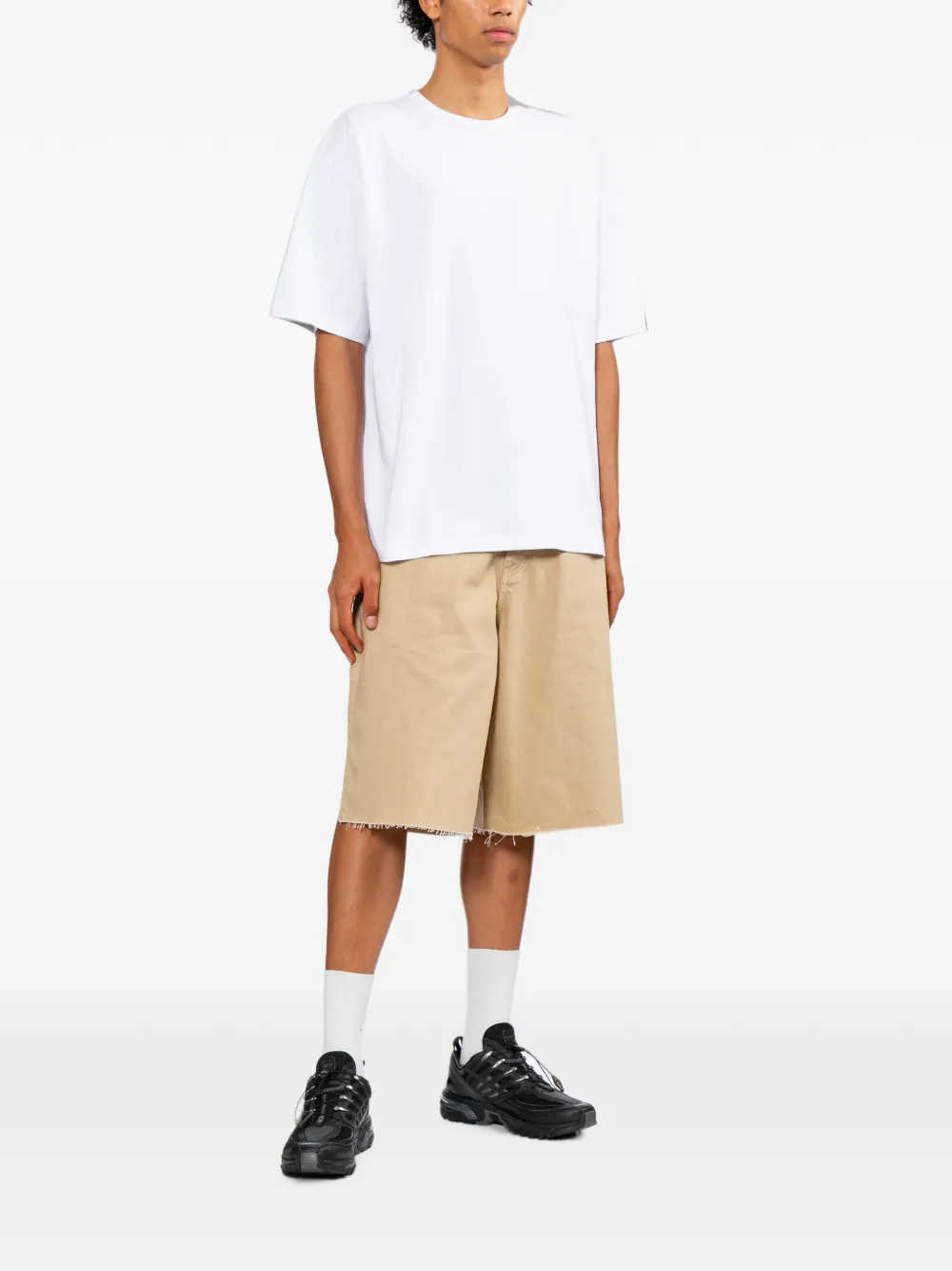 Neighborhood T-shirt met ronde hals Wit