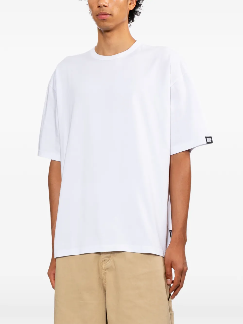 Neighborhood T-shirt met ronde hals Wit