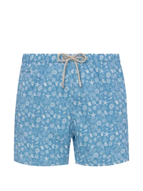 MC2 Saint Barth Comfort Light seashell-print swim shorts