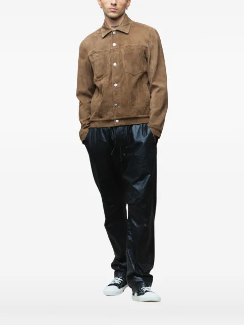 Giorgio Brato button-up suede jacket