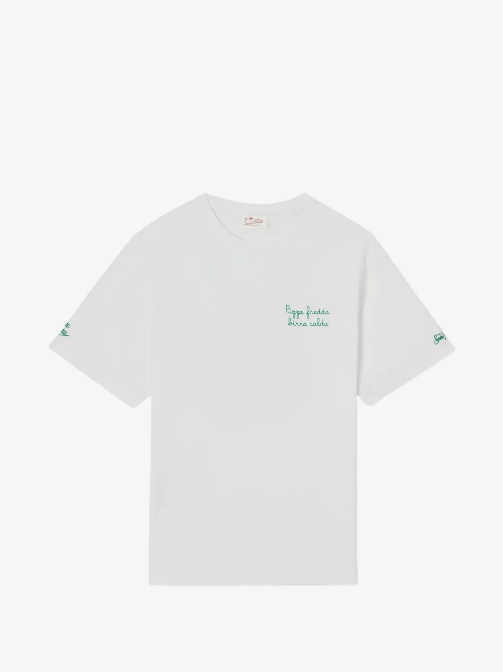 MC2 Saint Barth Portofino embroidered T-shirt | White | Image 1