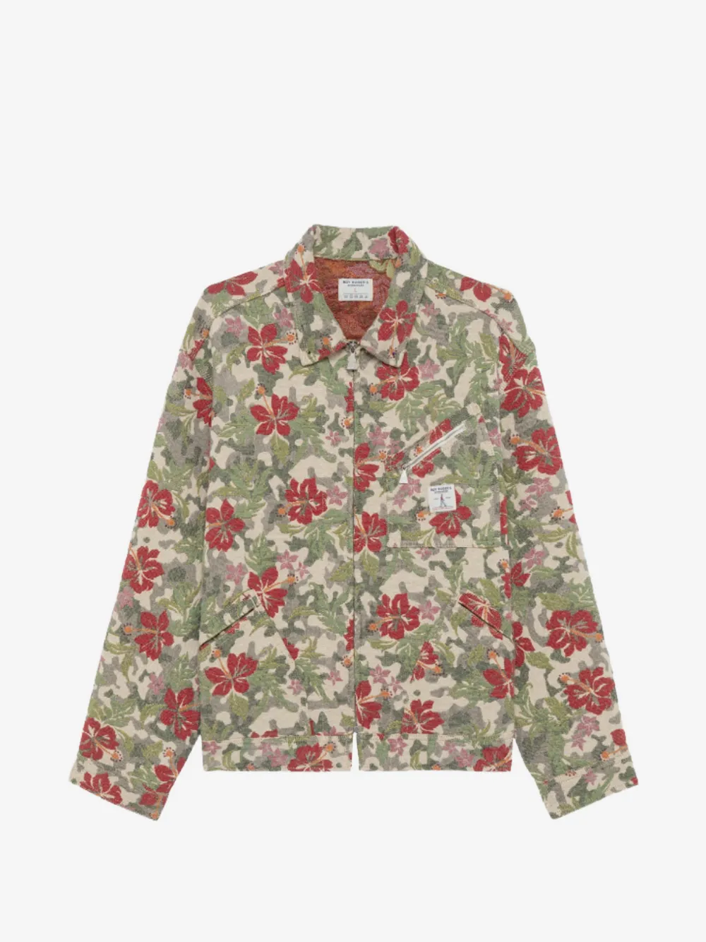 Roy Rogers floral-jacquard work jacket | Green | Image 1
