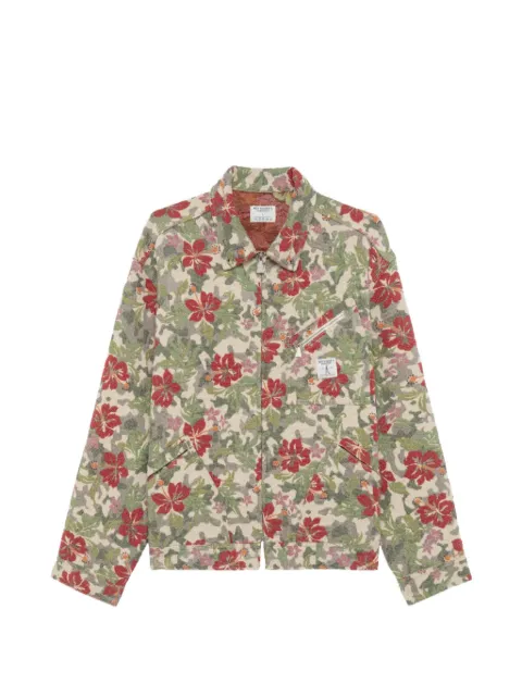 Roy Rogers floral-jacquard work jacket