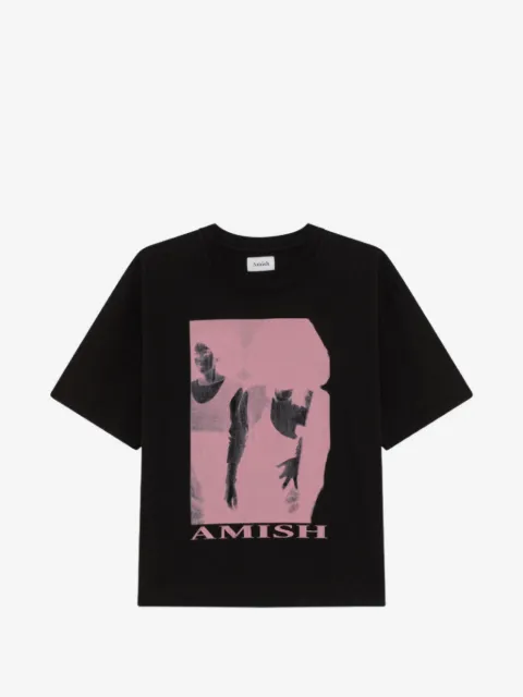 AMISH t-shirt ample à imprimé graphique