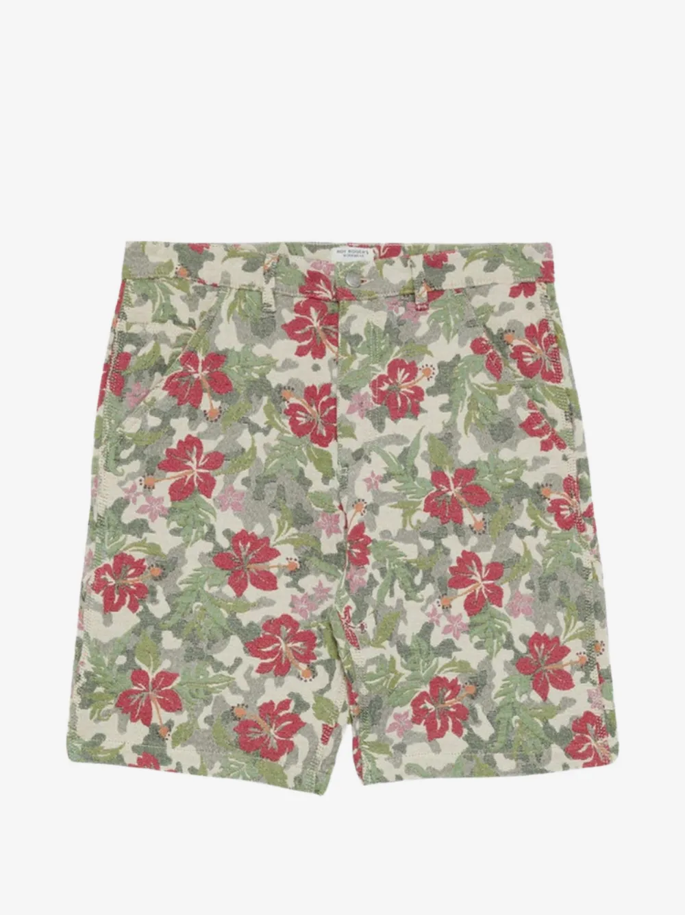 Roy Rogers floral-jacquard shorts | Green | Image 1